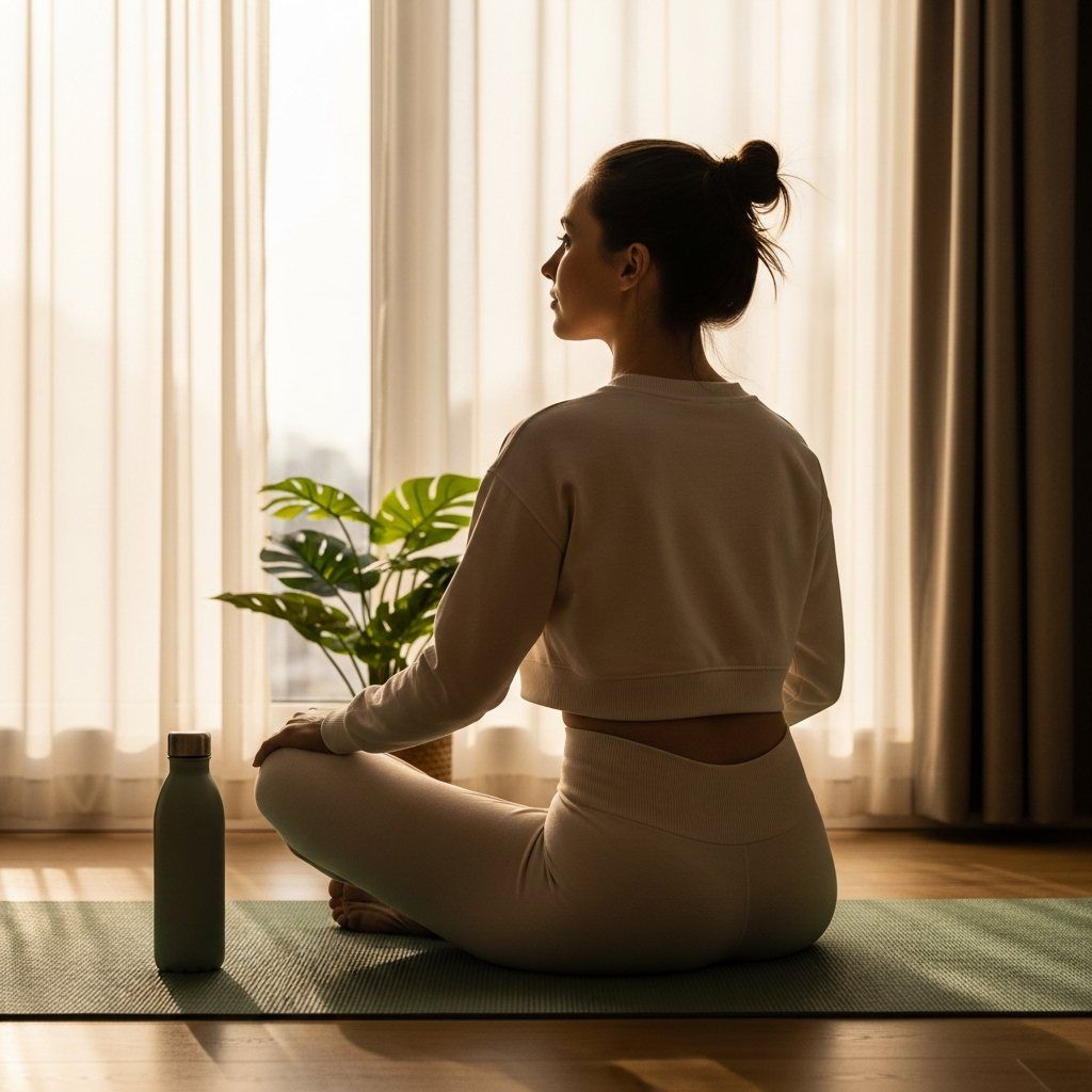 A calm moment of restorative movement